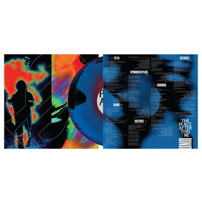 Underoath - The Place After This One Black + Blue Red Swirl Vinyl Record