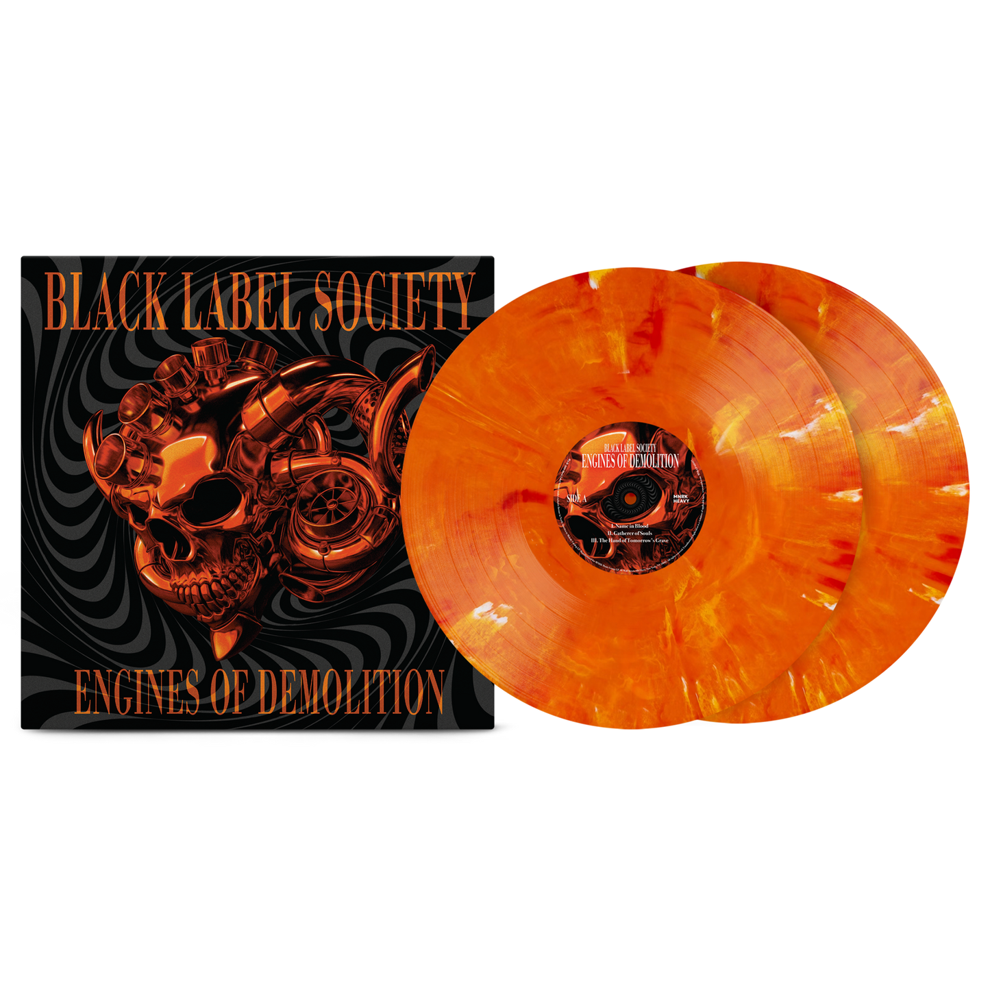 Black Label Society – Engines of Demolition on Blood Orange Vinyl Record