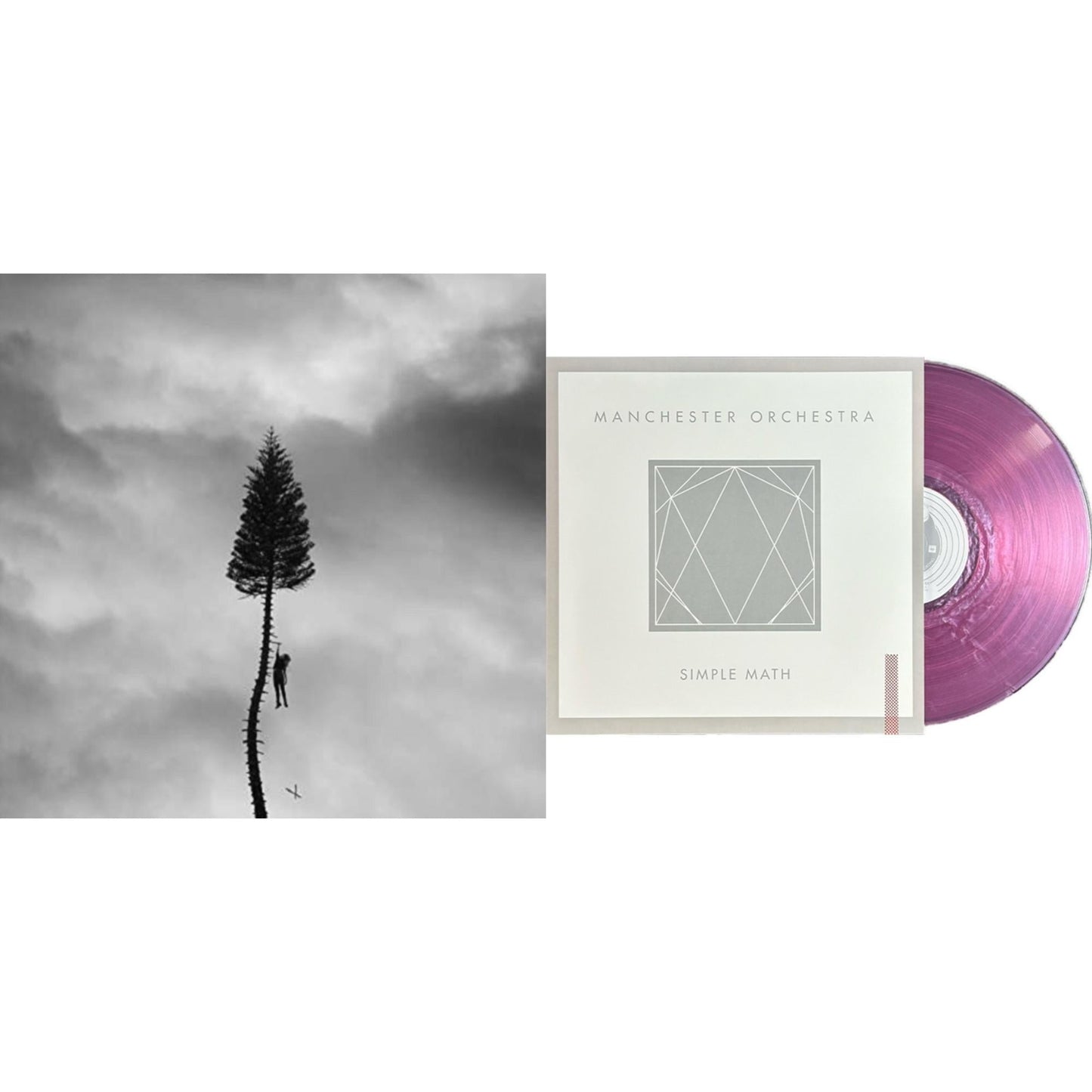 Manchester Orchestra - Simple Math (Pink Swirl LP Vinyl/180G) & Black Mile To The Surface (2LP)