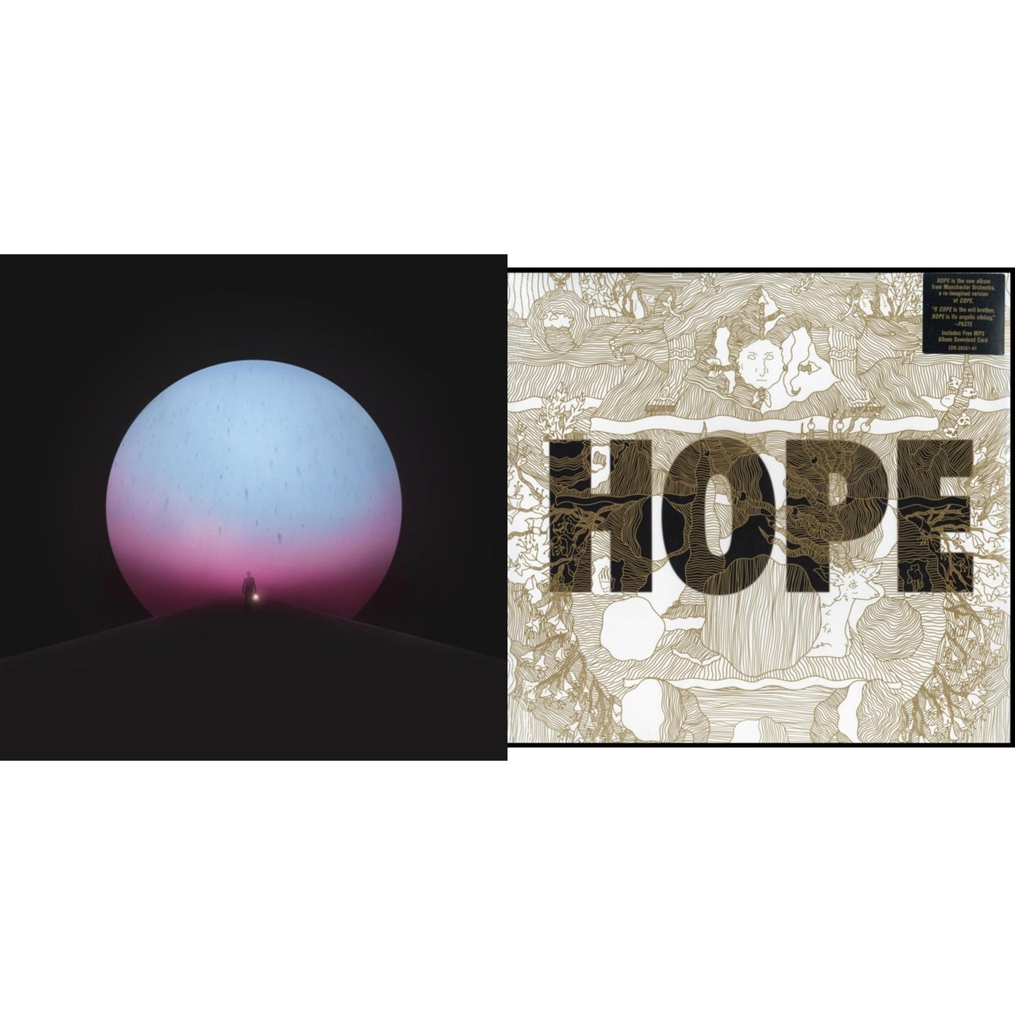 Manchester Orchestra - Million Masks Of God (Deluxe Red/White Flecks LP Vinyl) & Hope