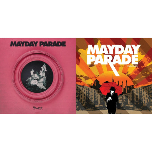 Mayday Parade - Sweet (Pink LP Vinyl) & Lesson In Romantics (Coke Bottle Clear LP Vinyl)
