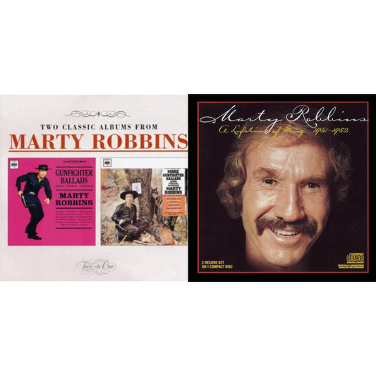 Marty Robbins - Lifetime Of Song 1951 - 1982 & Gunfighter Ballads & Trail Songs - CD Bundle