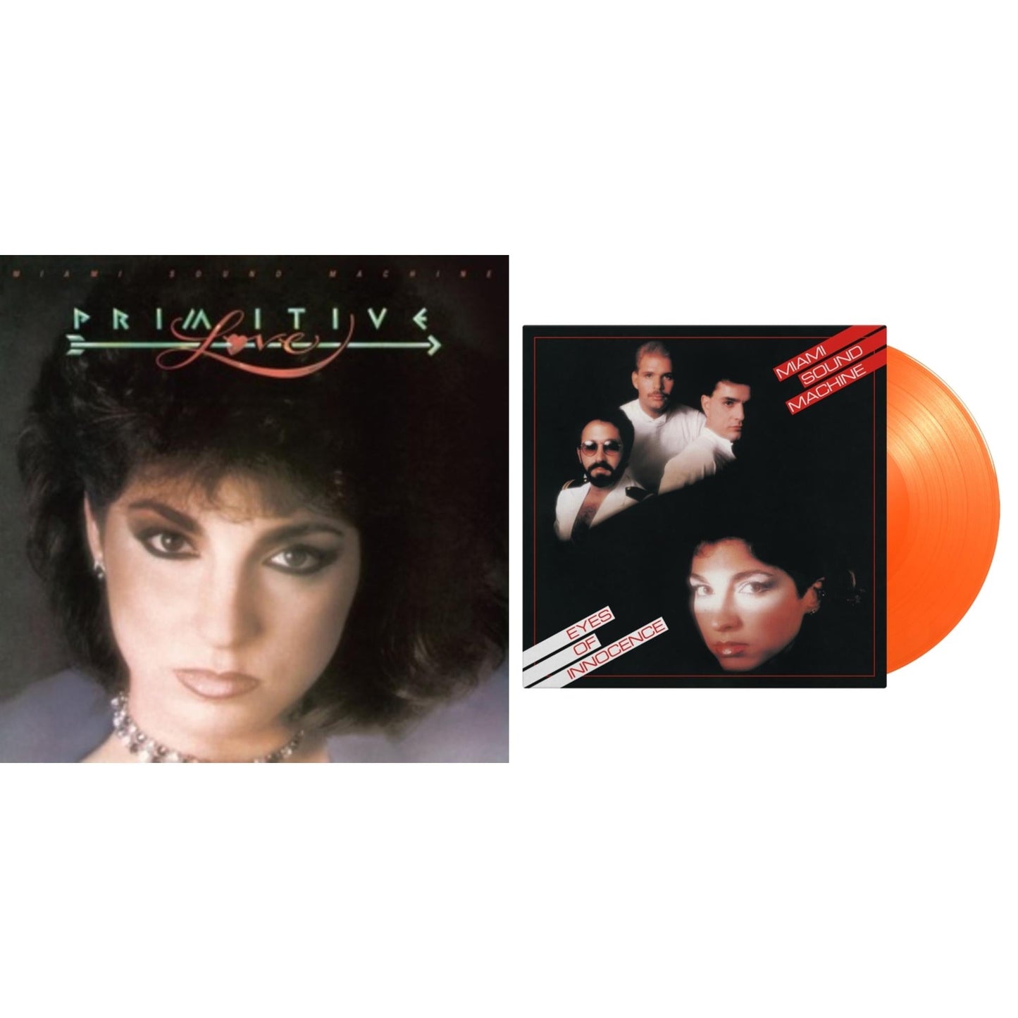 Miami Sound Machine - Eyes Of Innocence (180G/Orange LP Vinyl) & Primitive Love (Red LP Vinyl/180G/Numbered)