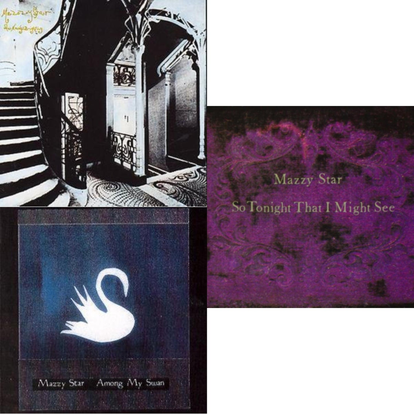 Mazzy Star - She Hangs Brightly & So Tonight That I Might See & Among My Swan - CD Bundle