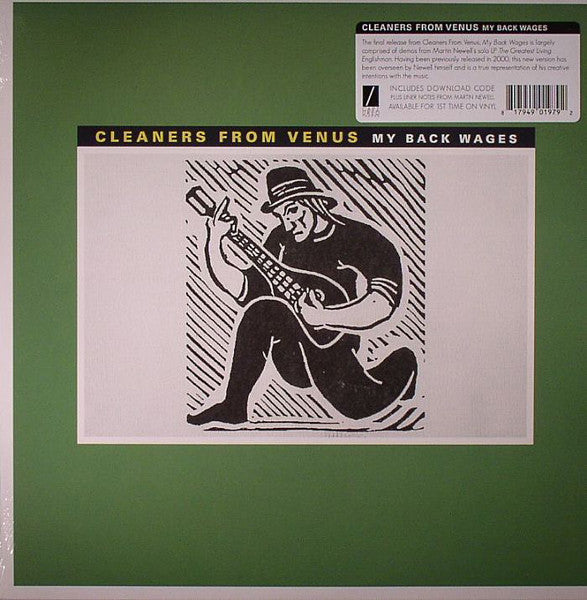 Cleaners From Venus - My Back Wages [LP] Vinyl Record Album Cover
