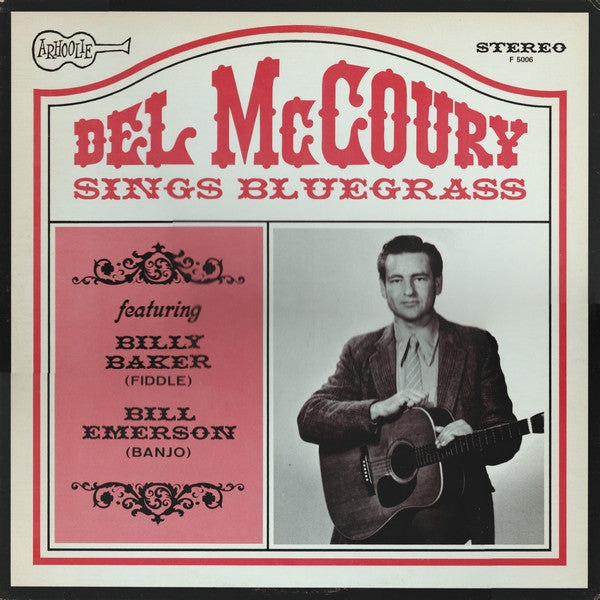 Del Mccoury - Del McCoury Sings Bluegrass [LP] Vinyl Record Album Cover