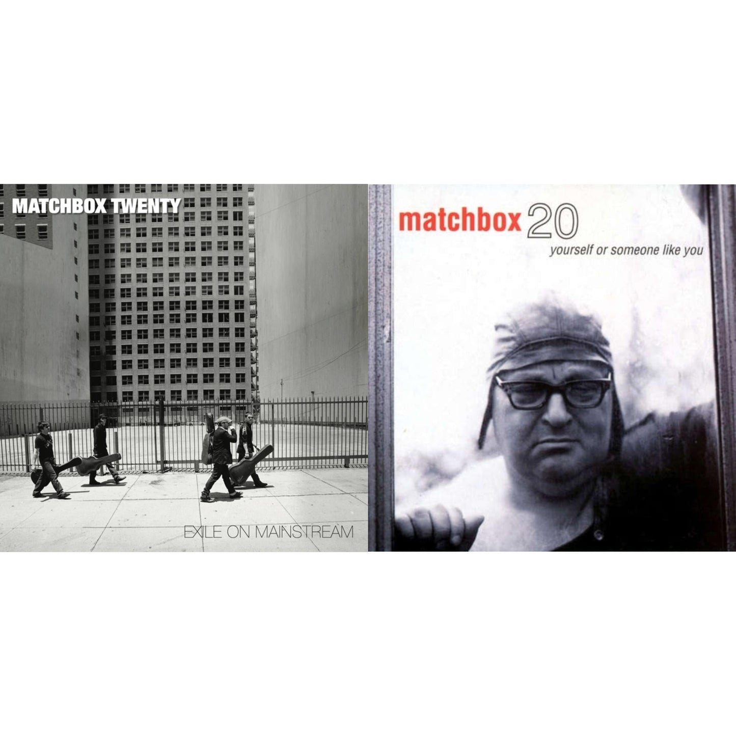Matchbox Twenty - Exile On Mainstream (2LP) & Yourself Or Someone Like You (Transparent Red LP Vinyl)