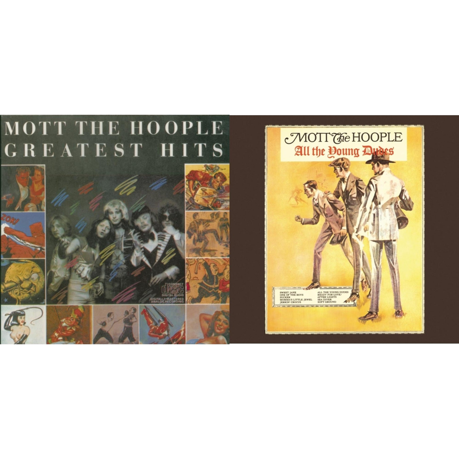 Mott The Hoople - Greatest Hits & All The Young Dudes - CD Bundle