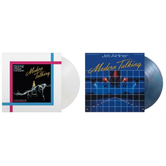 Modern Talking - Give Me Peace On Earth (Crystal Clear Vinyl/180G) & Jet Airliner (Translucent Blue & Red Marbled Vinyl/180G)