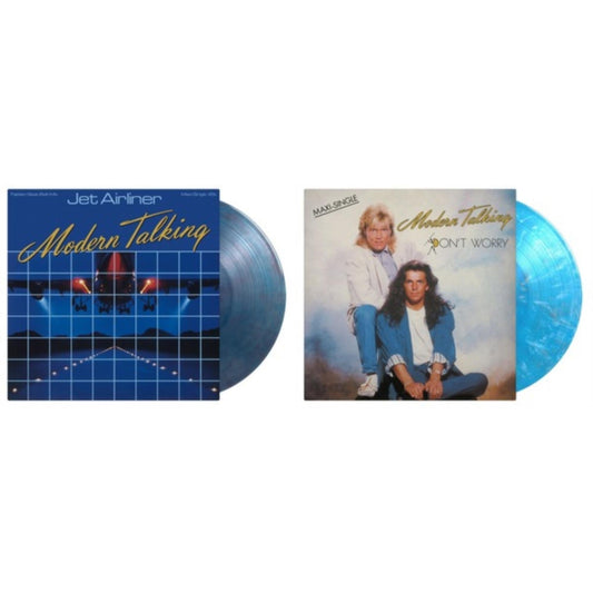 Modern Talking - Jet Airliner (Translucent Blue & Red Marbled Vinyl/180G) & Don't Worry (180G/Blue, White & Black Marbled Vinyl)