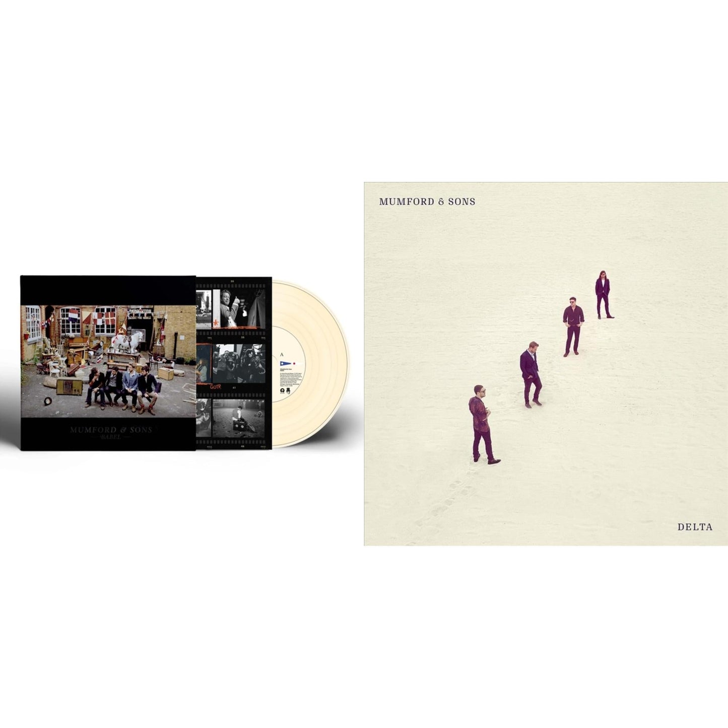 Mumford & Sons - Babel (10Th Anniversary/Cream LP Vinyl) & Delta (2LP)