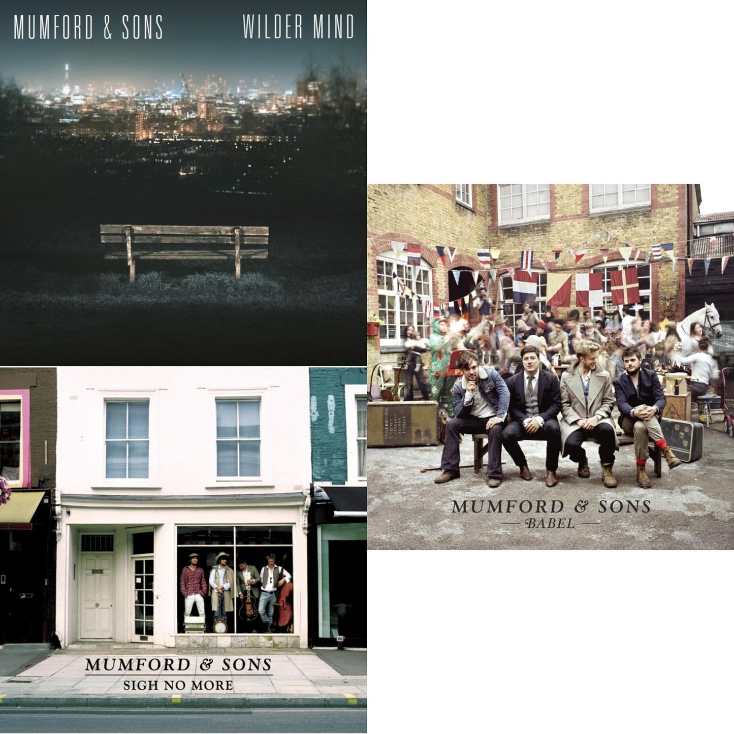 Mumford & Sons - Wilder Mind & Sigh No More & Babel - LP Vinyl Bundle