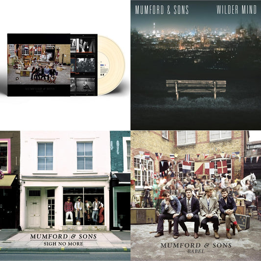 Mumford & Sons - Babel (10Th Anniversary/Cream LP Vinyl) & Wilder Mind & Sigh No More & Babel