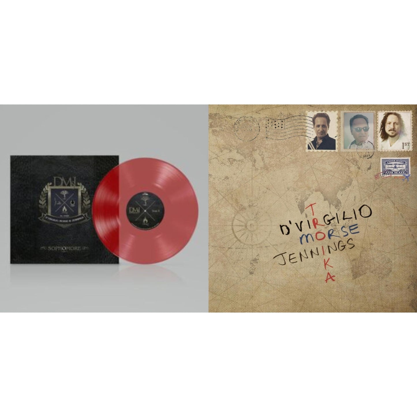 Morse & Jennings D'virgilio - Troika (2LP/CD) & Sophomore (Red LP Vinyl)