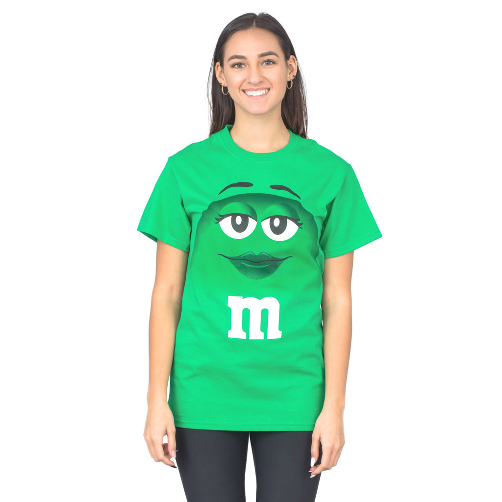 M&M's Candy Silly Character Face Adult T-Shirt