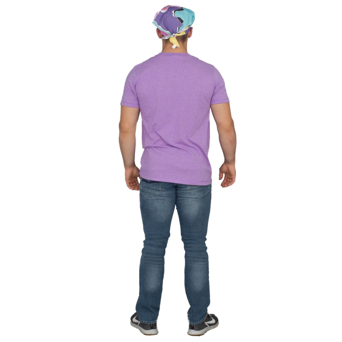 Macho Man T-shirt Bandana and Sunglasses Complete Halloween Cosplay Costume Set
