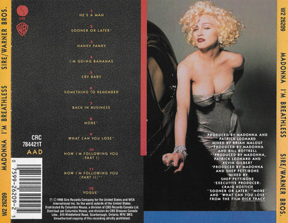 Madonna – I'm Breathless Music CD
