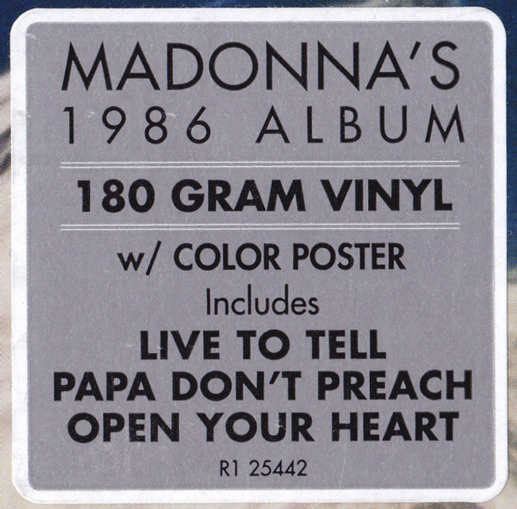 Madonna – True Blue (LP Vinyl) Vinyl Record