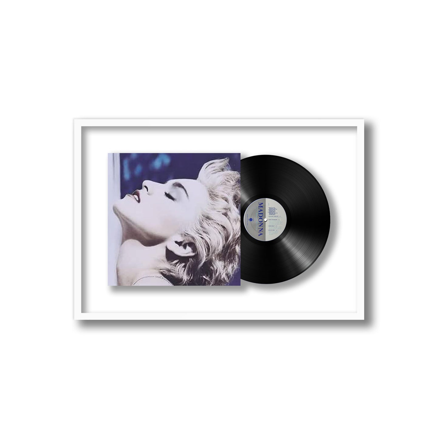 Madonna True Blue Framed Vinyl Record