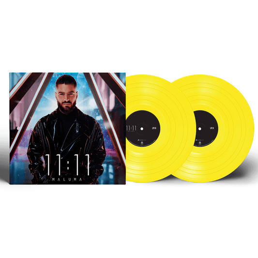 Maluma - 11:11 Yellow Vinyl Record 2 LP