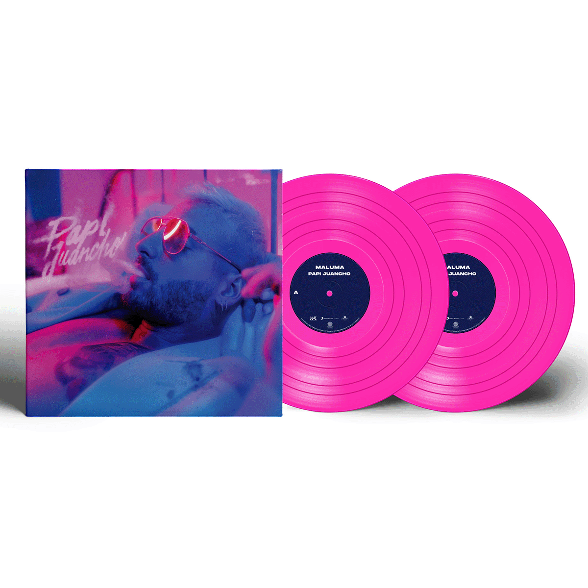 Maluma - PAPI JUANCHO Pink Vinyl Record 2 LP