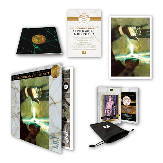 Bruce Dickinson's THE MANDRAKE PROJECT: Issue 2  - SIGNED Edition - 666 Available Book
