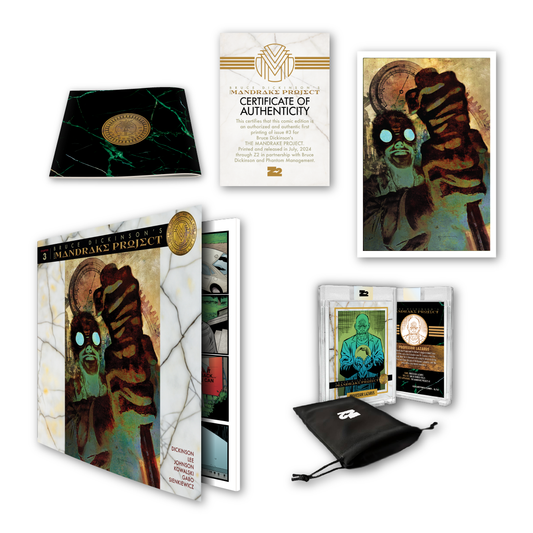 Bruce Dickinson's THE MANDRAKE PROJECT: Issue 3 - Deluxe Edition Book
