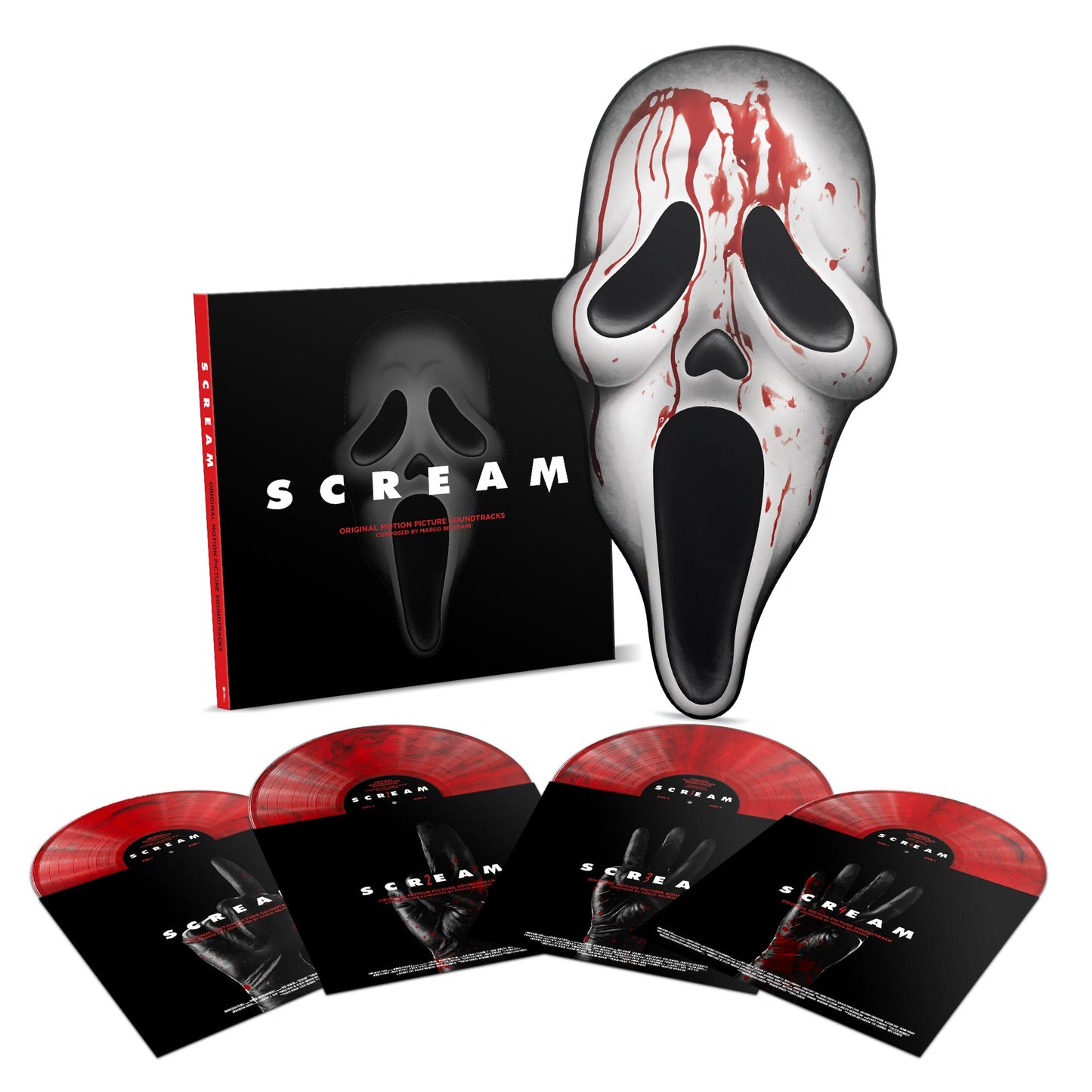 Scream (Original Motion Picture Scores) [Red Marbled 4 LP Box Set] Vinyl Record