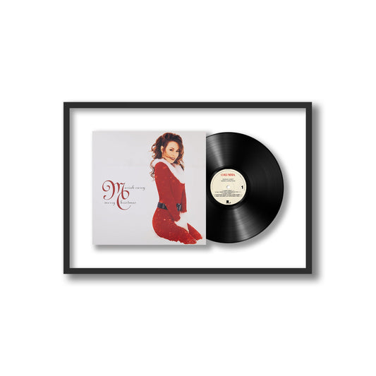 Mariah Carey Merry Christmas Framed Vinyl Record