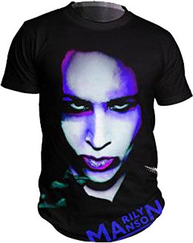 Marilyn Manson Marilyn Manson Oversaturated Men'S T-Shirt, Black, X-Large [T-Shirt] Officially Licensed