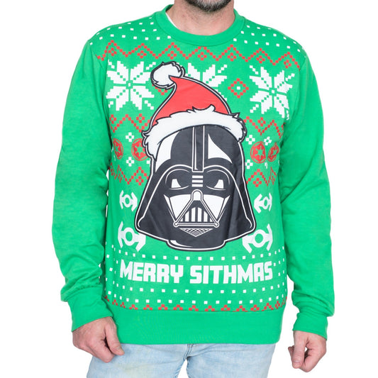 Star Wars Merry Sithmas Darth Vader Green Ugly Christmas Sweatshirt