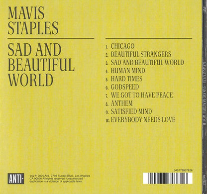 Mavis Staples – Sad & Beautiful World (LP Vinyl) Vinyl Record