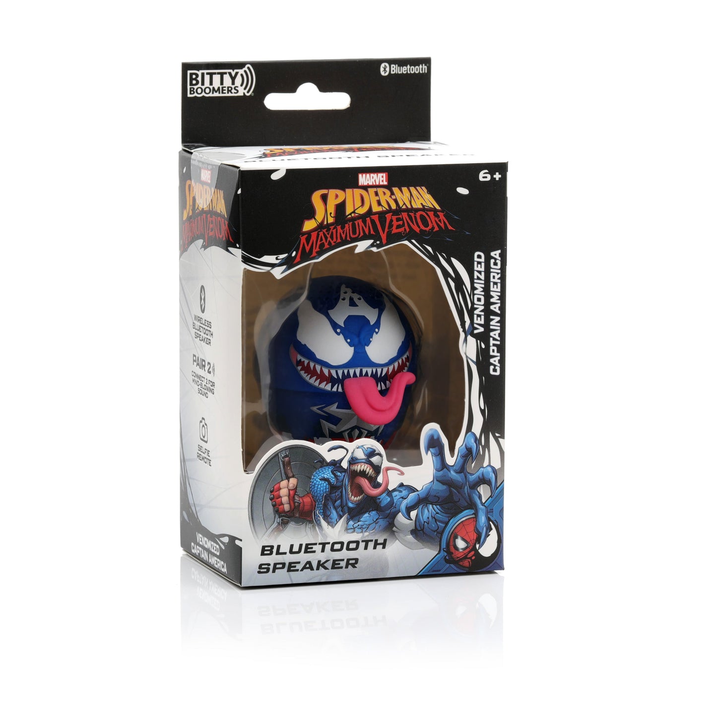 Venomized Captain America Bluetooth Bitty Boomers Speaker