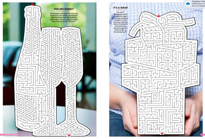 Best Of Brain Fun - Mazes: 48 Puzzles for All Skill Levels with 6 Sections of Fun! Challenge Readers and Elevates the "Maze Craze" to a Whole New Level with Real Life Images!