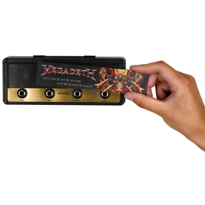 Megadeth Magnetic Jack Rack® Pluginz Keychains
