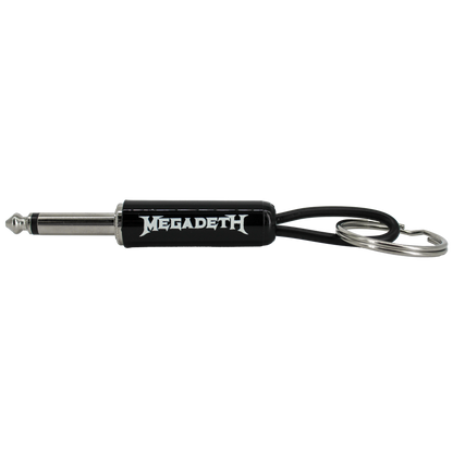 Megadeth Logo Guitar Plug Keychain Pluginz Keychains