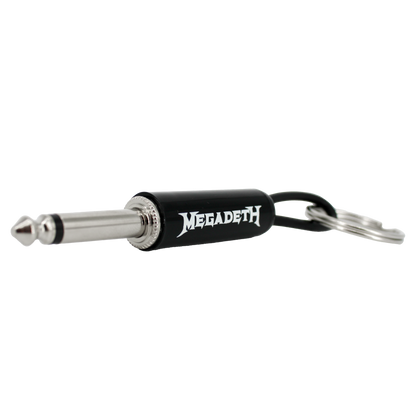 Megadeth Logo Guitar Plug Keychain Pluginz Keychains