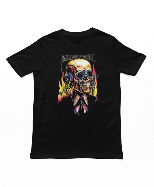 Megadeth Vic Rattlehead Mens T Shirt Black