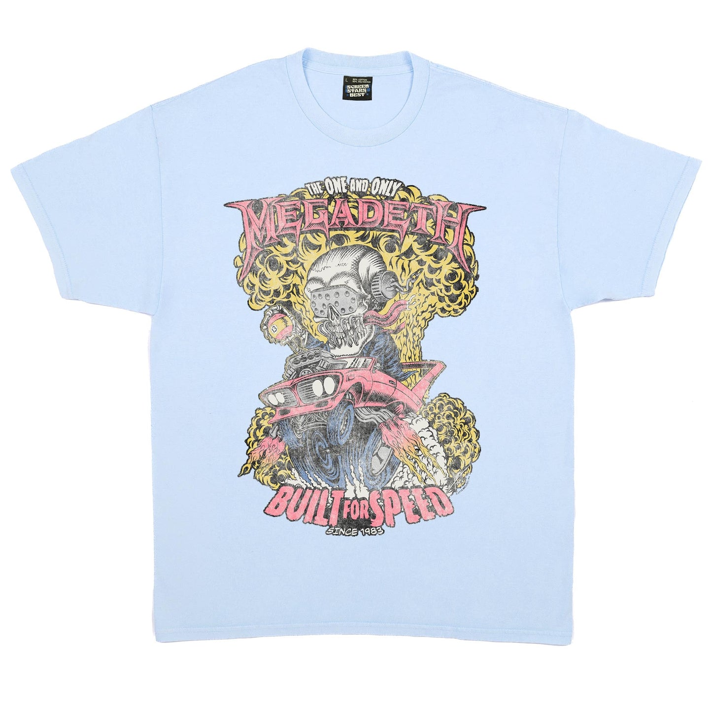 Megadeth Built 4 Speed Mens T Shirt Officially Licensed