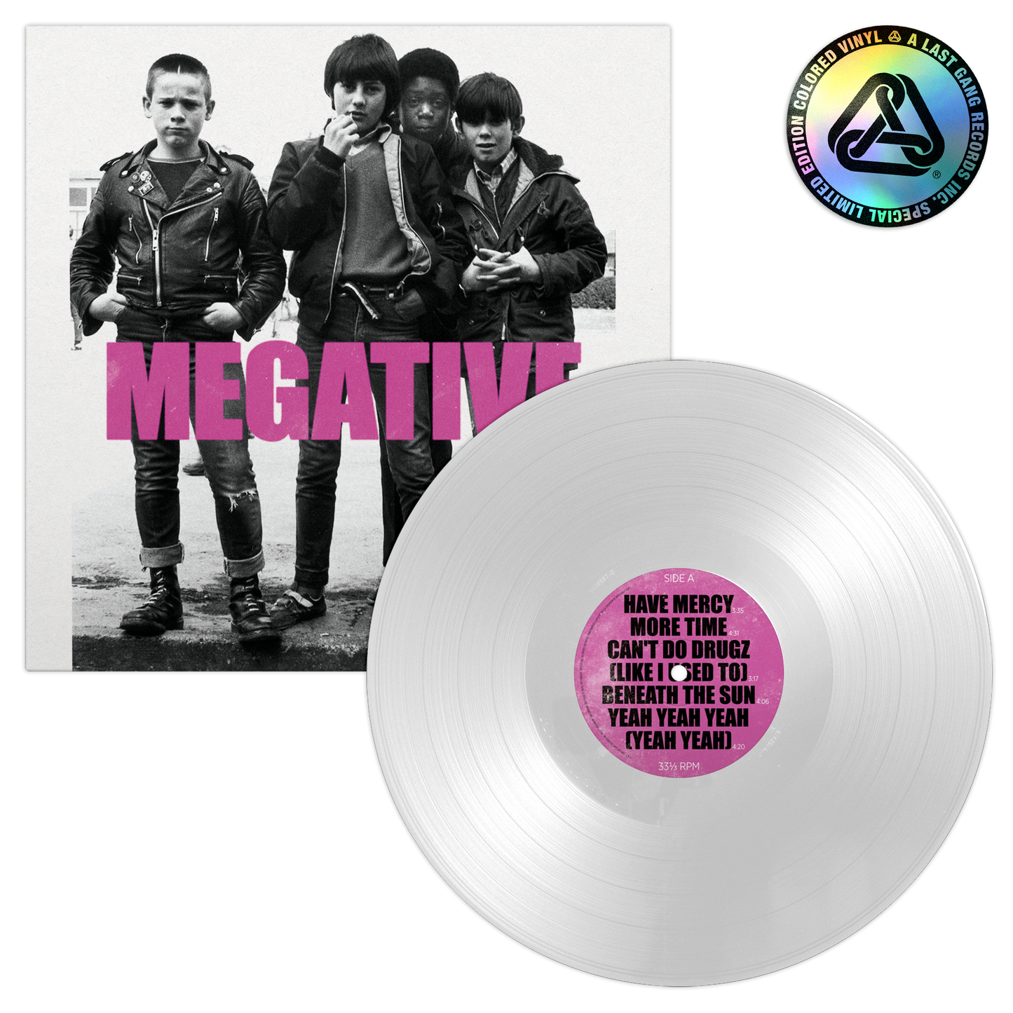 Megative Vinyl Record
