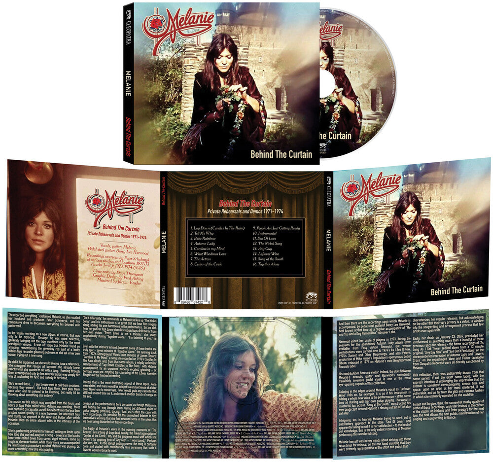 Melanie – Behind the Curtain -  Music CD