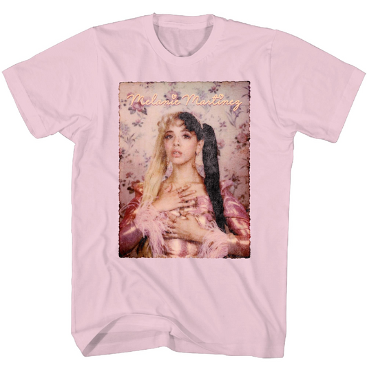 Melanie Martinez Portrait Mens T Shirt Light Pink