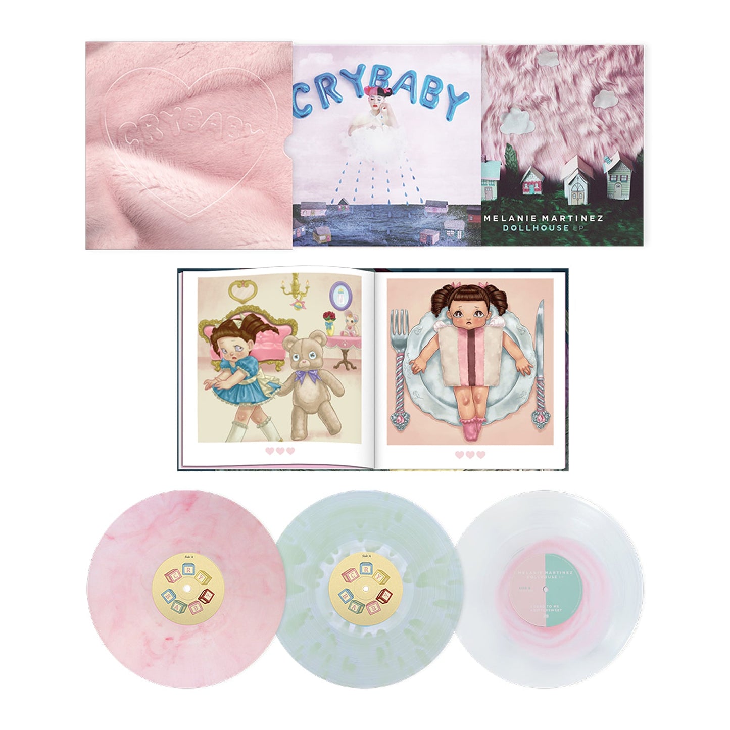 Melanie Martinez - Cry Baby [3LP Pink & Coke Bottle Green Clear] Vinyl Record