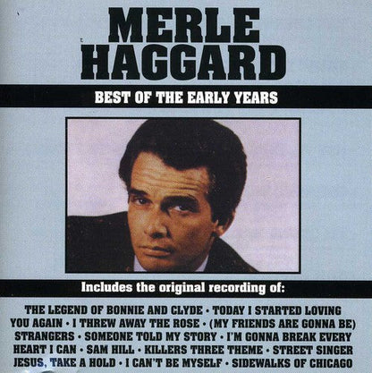 Merle Haggard – Best of the Early Years Music CD
