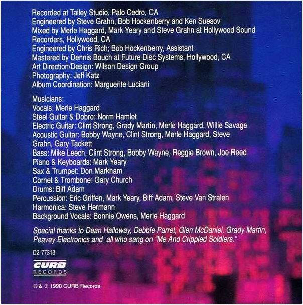 Merle Haggard – Blue Jungle Music CD