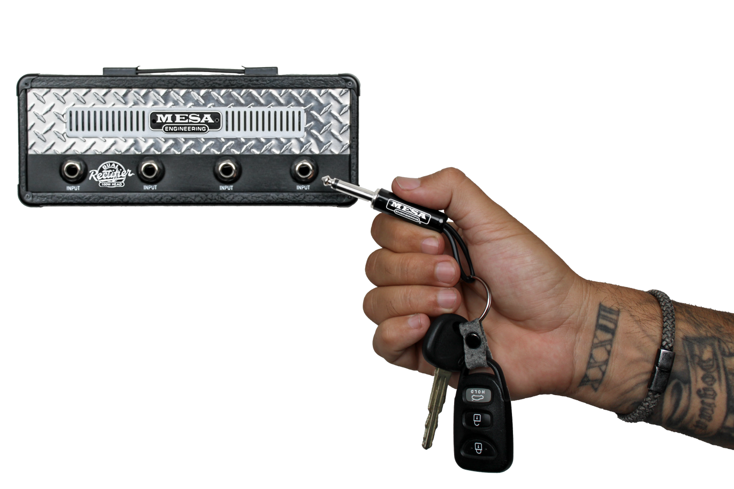 Mesa Boogie Dual Rectifier Chrome Jack Rack® Pluginz Keychains