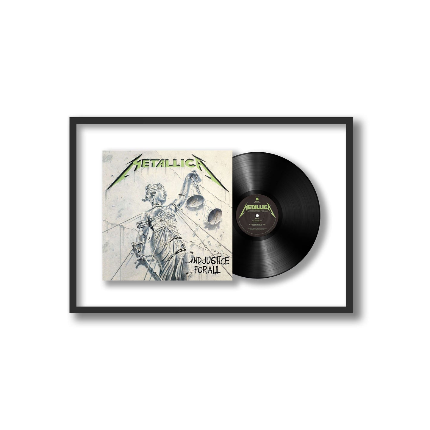Metallica ...And Justice For All Framed Vinyl Record