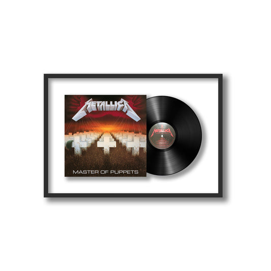 Metallica Master of Puppets Framed Vinyl Record