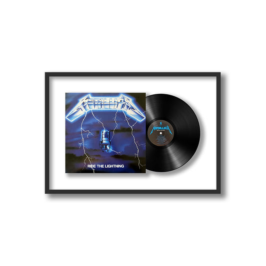 Metallica Ride The Lightning Framed Vinyl Record