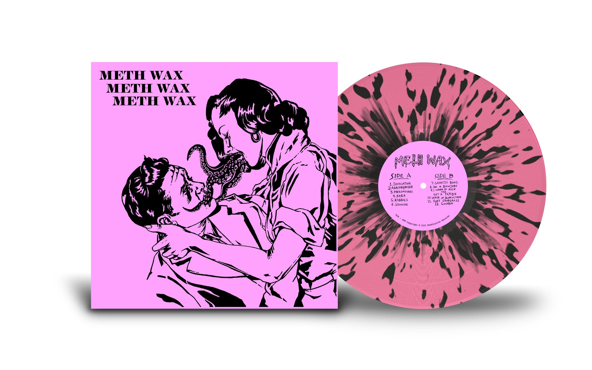Meth Wax - Acid Splatter LP - Needlejuice Records - Vinyl Record